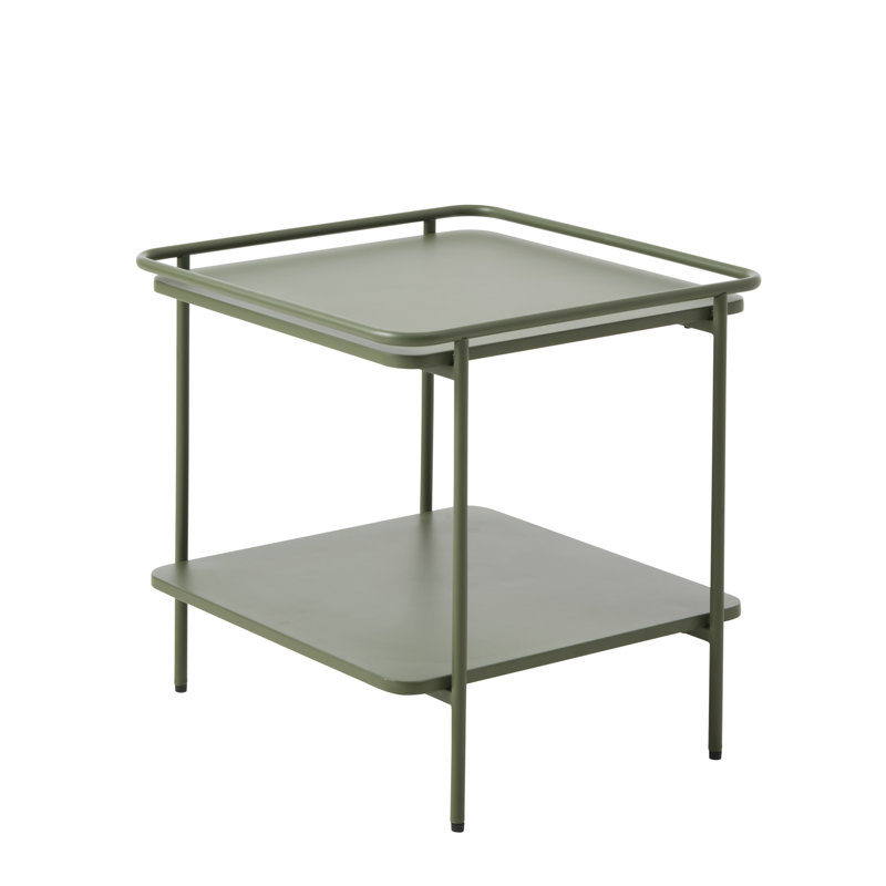 Teige Coffee Table with Storage, Olive green