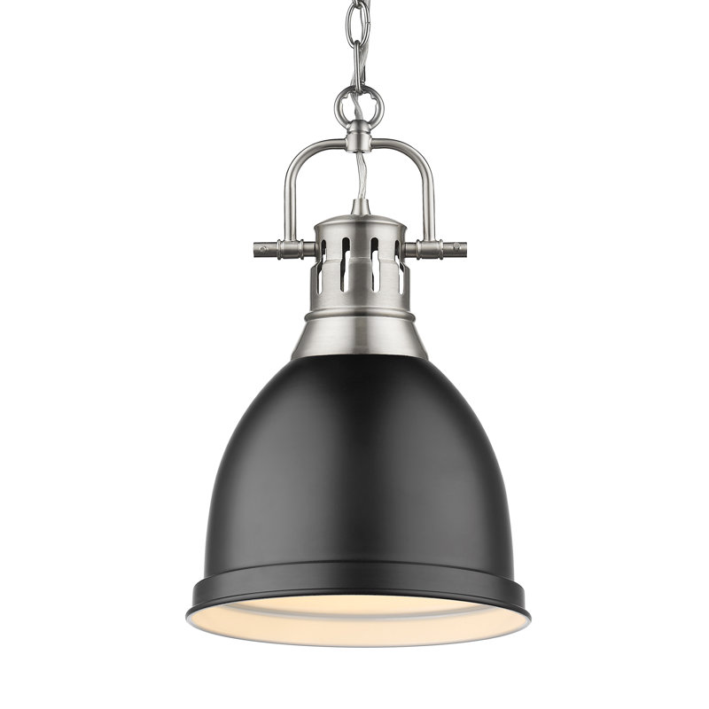 Alethia 1 - Light Pendant, Pewter, Matte Black
