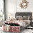 Hazelzet Fabric Upholstered Storage Bench-1199145249