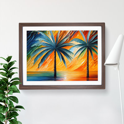 XH1022-6762X Palm Tree Vol.6 - Single Picture Frame Painting