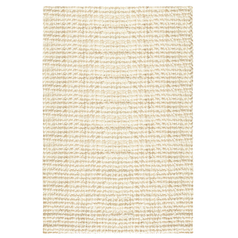 Orlean 100% Jute Area Rug – Handwoven, Bohemian & Rustic Style, Non-Slip, Ideal for High-Traffic Areas, Rectangle 3' x 5'