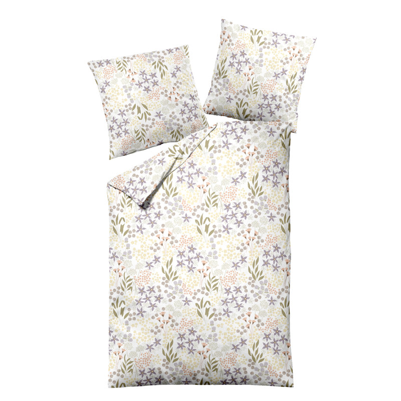 No Pattern Duvet Cover Set with Pillowcases, 155 x 220cm