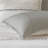 Cotton Printed Comforter Set with Trims Off White/Gray King/Cal King