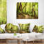 Coussin décoratif paysage de photographie rainforest