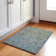 Machine Washable Indoor/Outdoor Xhevrie Blue Rug