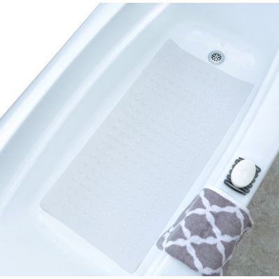 Letman Safety Rectangle Rubber Non-Slip Bathtub Mat