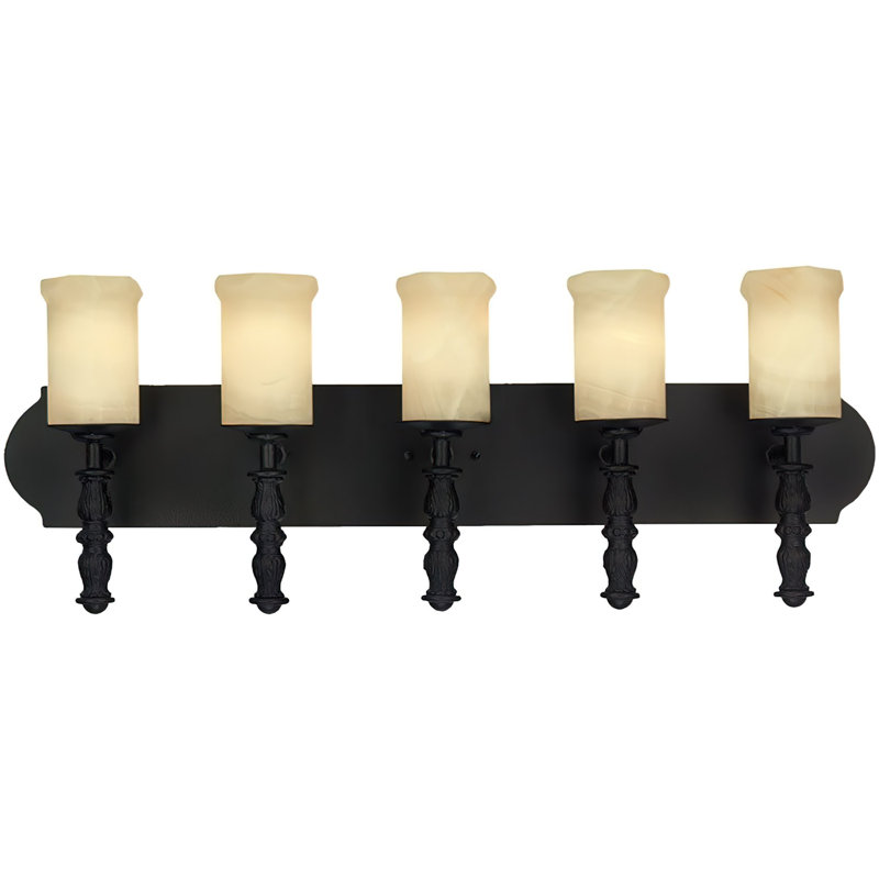 Montecito 5 - Light Vanity Light, Antique Old World