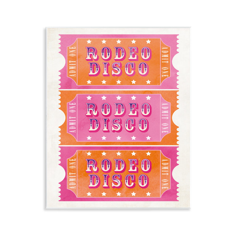 Plaque murale Rodeo Disco, par Susan Arnot