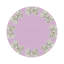 Pearl Bow Vegan Leather Round Pebble Placemat-803088647