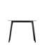Merton Glass Solid Wood Desk