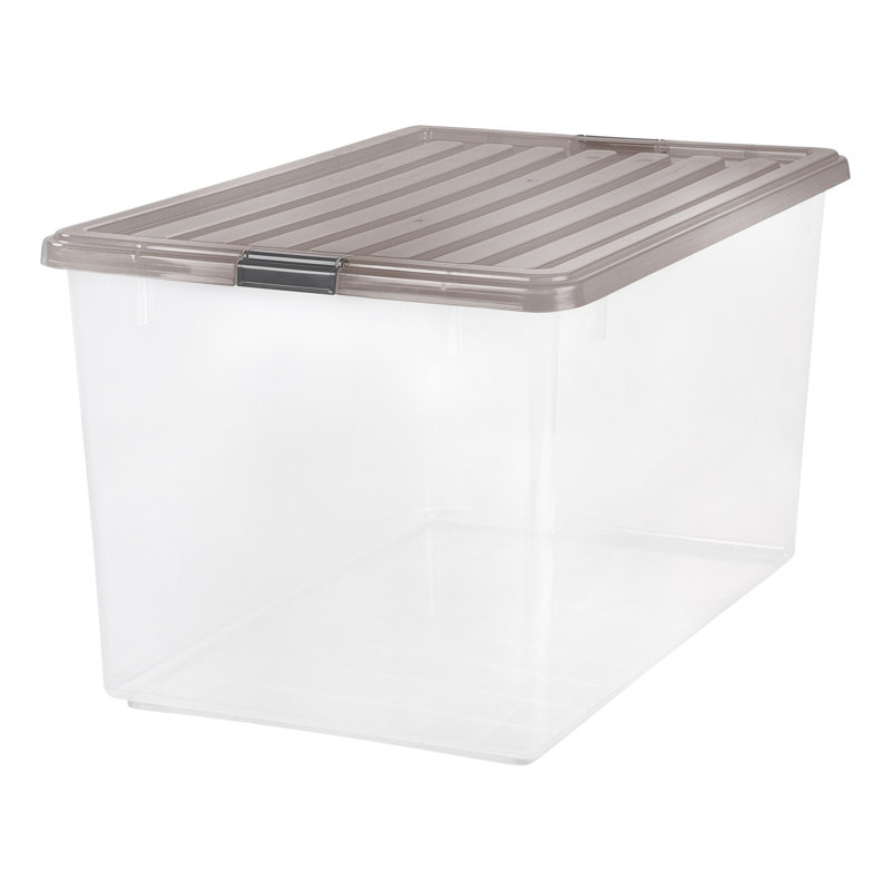Stack and Pull Plastic Storage Bin