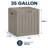 22" D X 17" W Water Resistant Resin Lockable Deck Box-129232118
