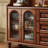 Retro Brown Solid Wood China Cabinet