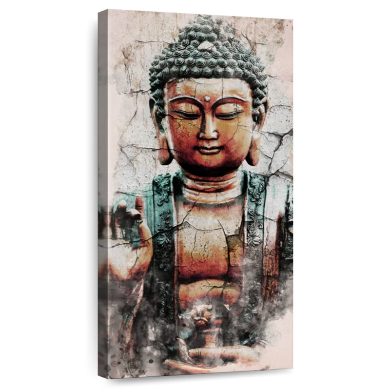 Bouddha mystique, H 30 po x l 15 po