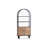 Black + Manufactured Wood Display Cases