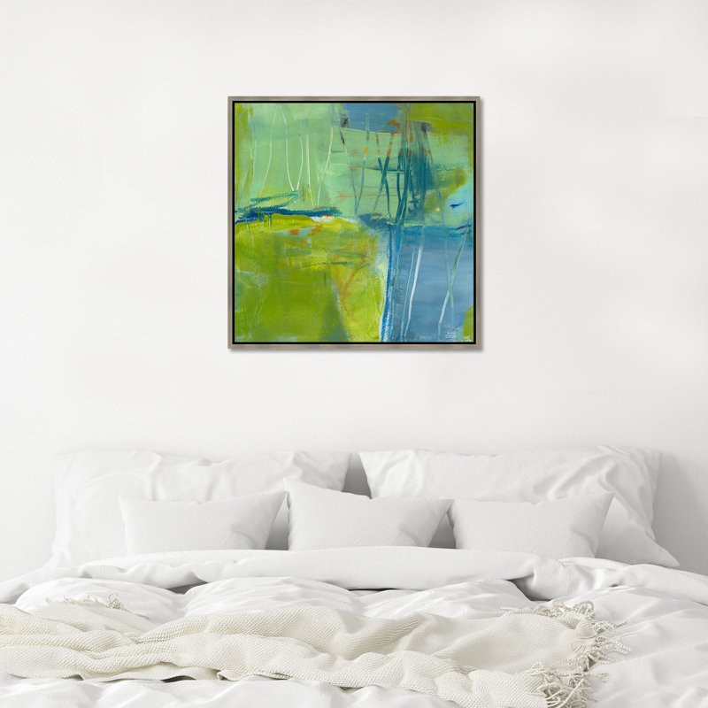 Lost Sunset Painting by Wendy Kleine, 31.75" H x 31.75" W x 1.5" D, Glass Coat