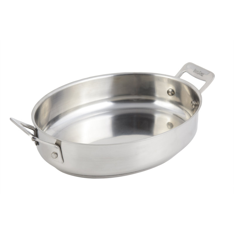 Acier inoxydable bon chef ovale au à gratin 48 oz. Cucina