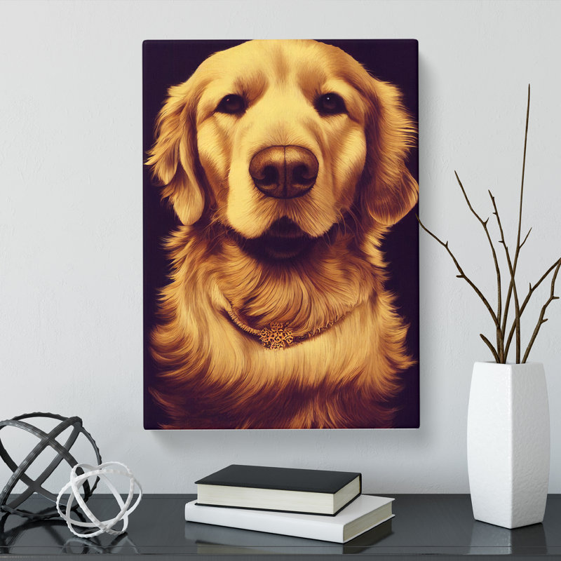 Golden Retriever Vol.1 - Wrapped Canvas, 76cm H x 50cm W x 3cm D