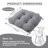 Chair Cushions For Dining Chairs,  Indoor/Outdoor Waterproof Chair Seat Pads, 15.5"X15.5"X4"-1771255588-1771255586