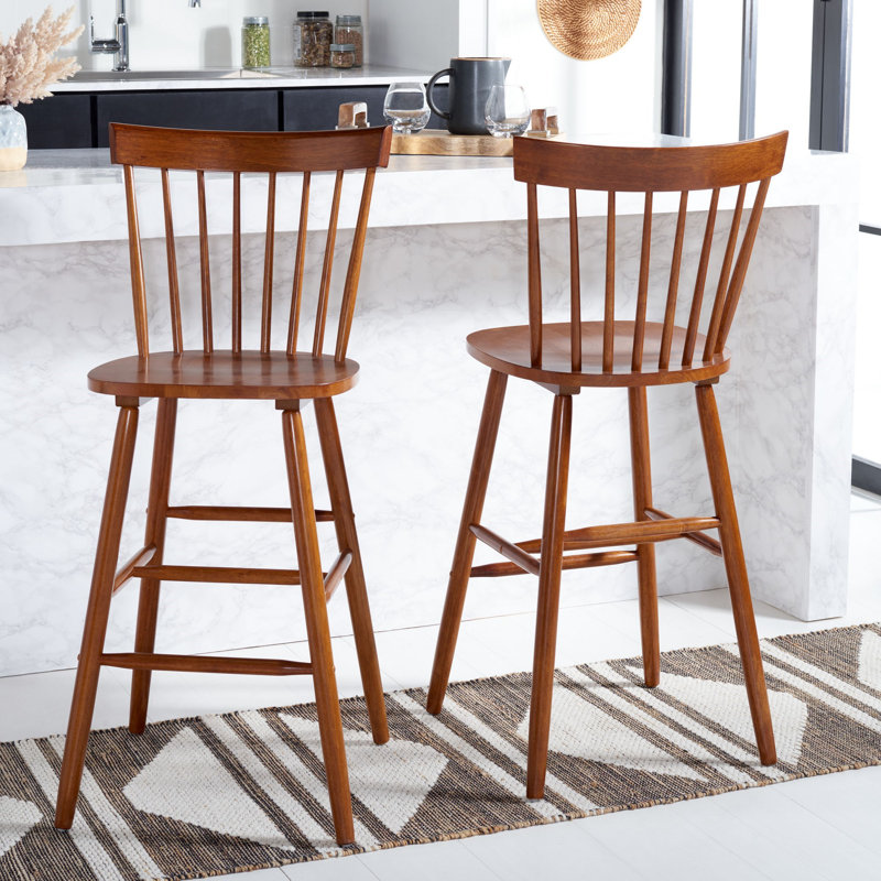 Solid Wood Counter Stool, Bar Stool (73.7cm Seat Height), Walnut
