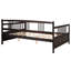Lit de jour double avec finition - et élégant pour le salon de la chambre à coucher en tant que structure solide de lit / look, lit multifonctionnel, rangement disponible