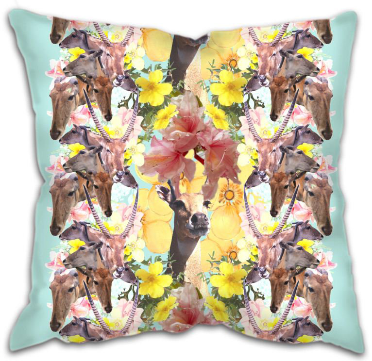 Elliana Floral Floor Cushion