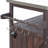 Farmhouse Outdoor Grill Cart, Rolling Bar Cart & Outdoor Kitchen Island, Solid Wood Grill Table W/ Stainless Steel Top, Spice Rack , Towel Rack-1228542336