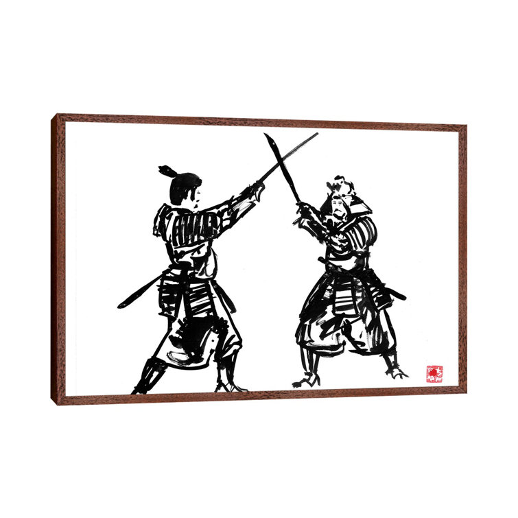 Touching Swords II by Péchane - Print on Canvas