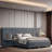 Delysia Upholstered Panel Storage Bed with Oversized Headboard-321005631-321005618