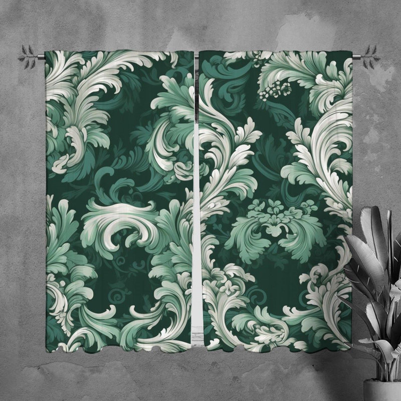 Paire de rideaux obscurcissant en polyester Shaunia, L 40 po x L 82 po
