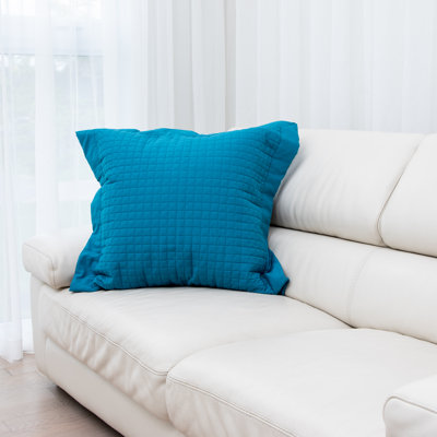  Grid Quilted Euro Sham (Set of 2)
