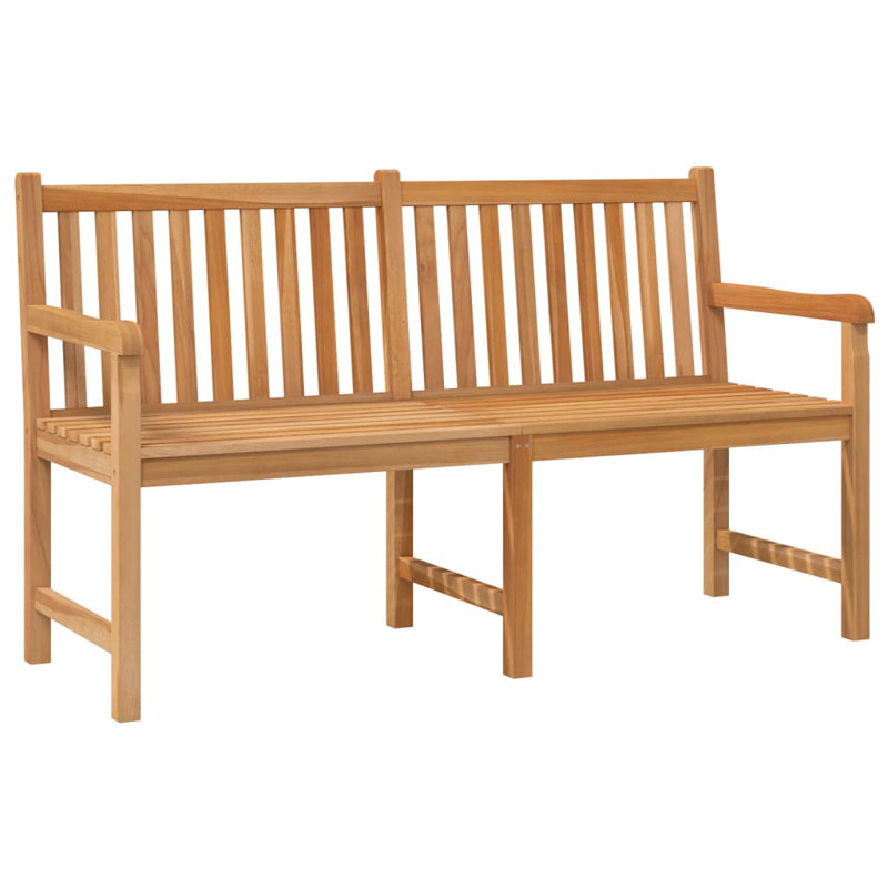 Banc de jardin en teck, H 35,4 po x l 59,1 po x P 23,6 po