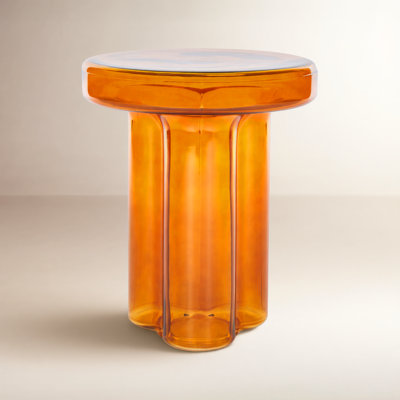 Padraic Glass End Table