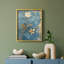FLORAL Series XLIV - reproduction encadrée de qualité supérieure - prête à être accrochée - aucun clou requis-1980269614-1980269613