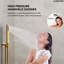  Système de douche à pluie haute pression 10 po, robinet de douche mural avec douchette-73468210