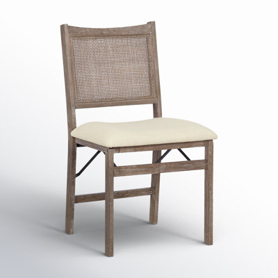 Donner Foldable Cane Back Dining Chair