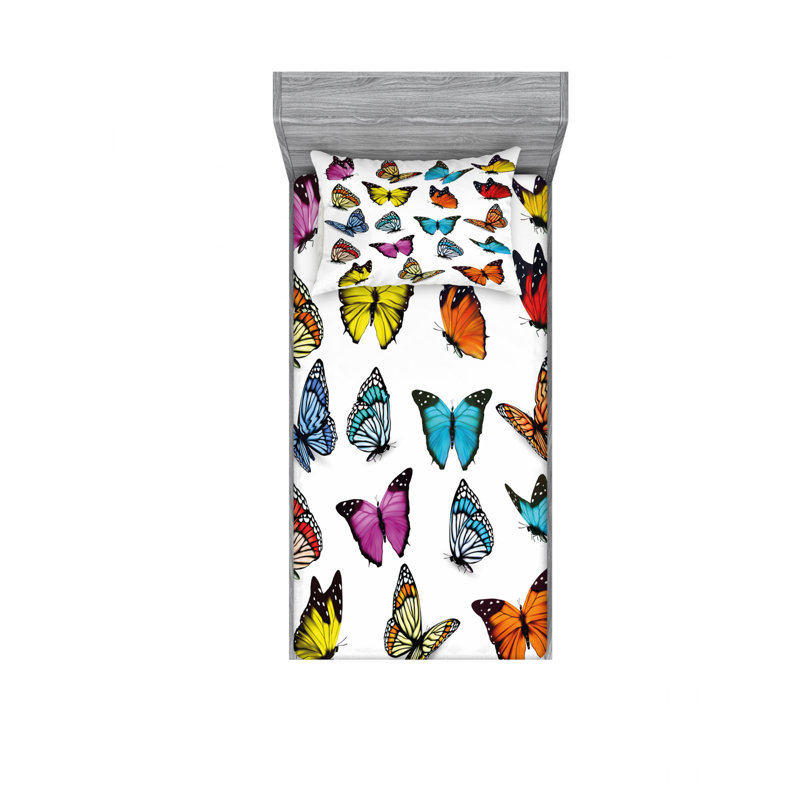 Microfiber Sheet Set, Twin XL Sheet Set with Fitted Sheet