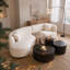 Ensemble de canapé de luxe 2 pièces de style moderne avec dossier courbé et méridienne, canapé modulaire faisant face à la gauche, canapé Boucle-1772808649-1772808650-1772808654