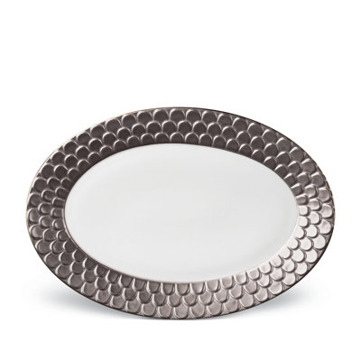 Aegean 24Kt Gold Oval Platter