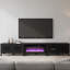 TV Stand for TVs up to 88" with Fireplace Included-1301439239