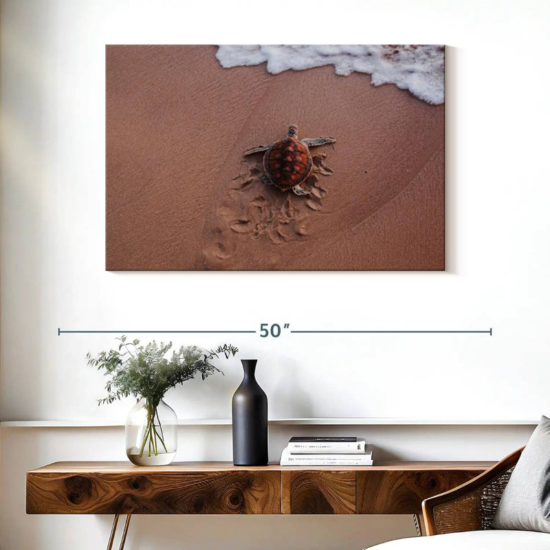 Brampt Turtle Footprints, 26" H x 39" W