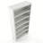76.3" Tall 6-Tier Bookcase with Adjustable Shelves & Raised Legs, White Display Storage Cabinet for Living Room, Bedroom, Kitchen or Home Office-1357881473