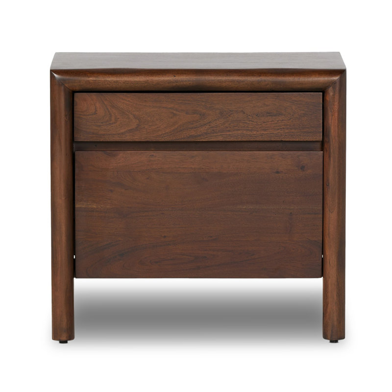 Nigel 2 - Drawer Solid Wood Nightstand