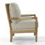 Fauteuil d'appoint en bois massif Millissa Farmhouse-42892935