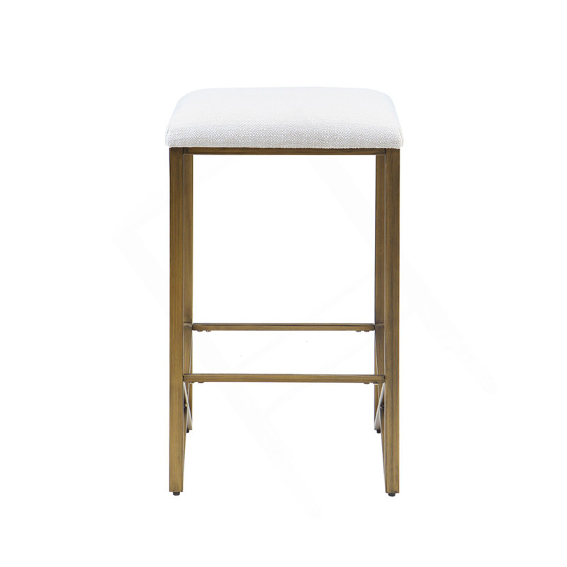 Backless Upholstered Counter Stool 26"H