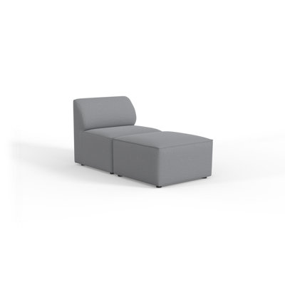 Ensemble de chaise longue d'extérieur et repose-pieds Big Joe