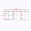 Armoire d'appoint 59 pouces blanche