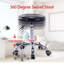 Tabouret de laboratoire hydraulique à hauteur ajustable-1180242957