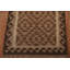 Tapis brun réversible Kilim 3 x 5