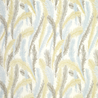 Whimsy Garden Plumes LD Linen Fabric